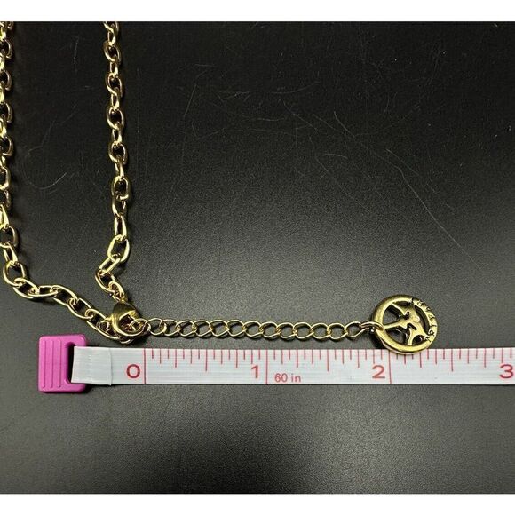 Vintage Trifari Necklace Oval Link Chain Gold Tone 16” + 2” Classic Minimalist - Picture 6 of 6